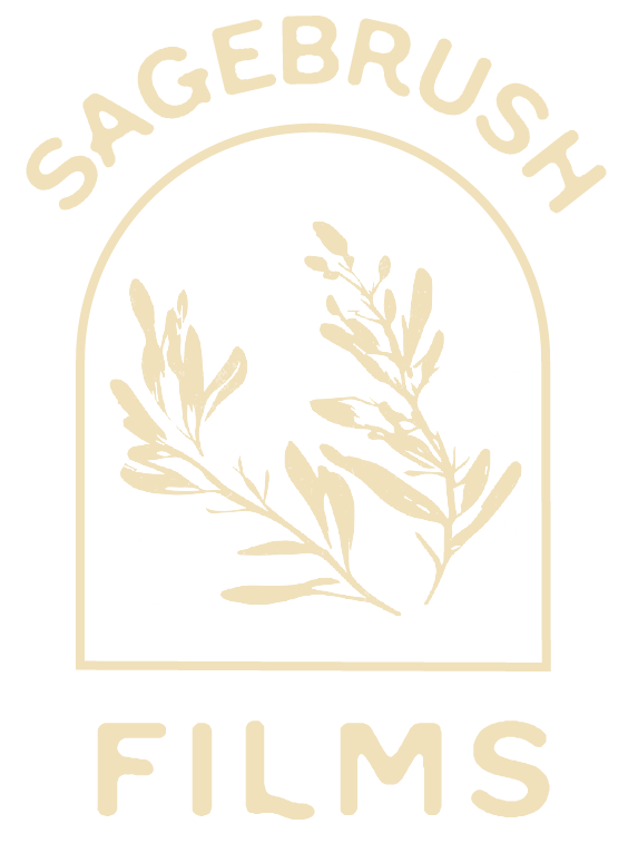 sagebrush films logo, wedding videography